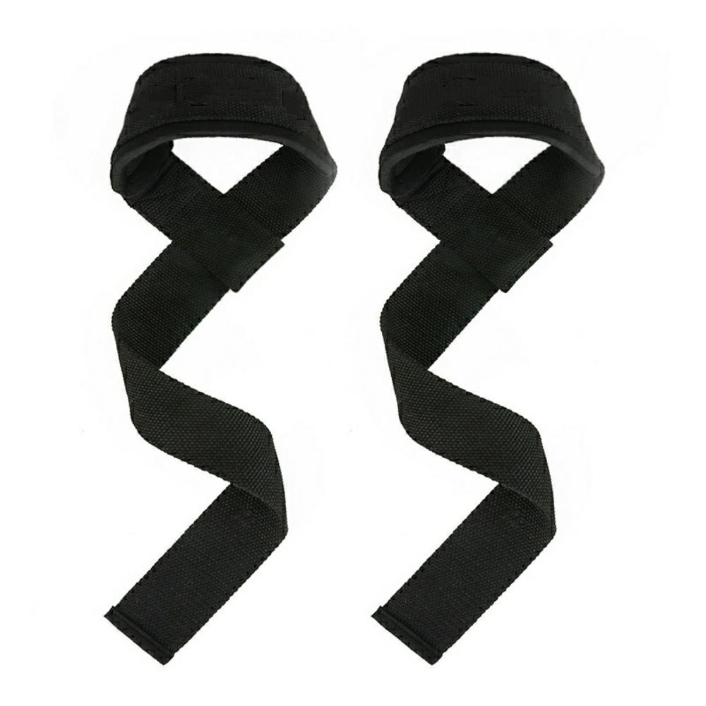 

Padded Strength Training Straps Non-slip Wrist Support Straps Gym Lifting Straps for Men & Women чёрный