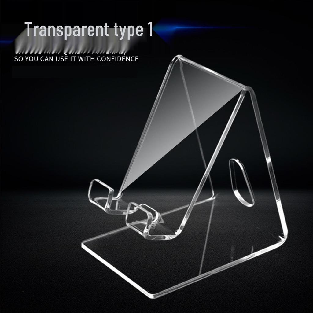 Akrylowy Stojak na Telefon - Kreatywny Wystrój Akademika Przezroczysty Wyświetlacz