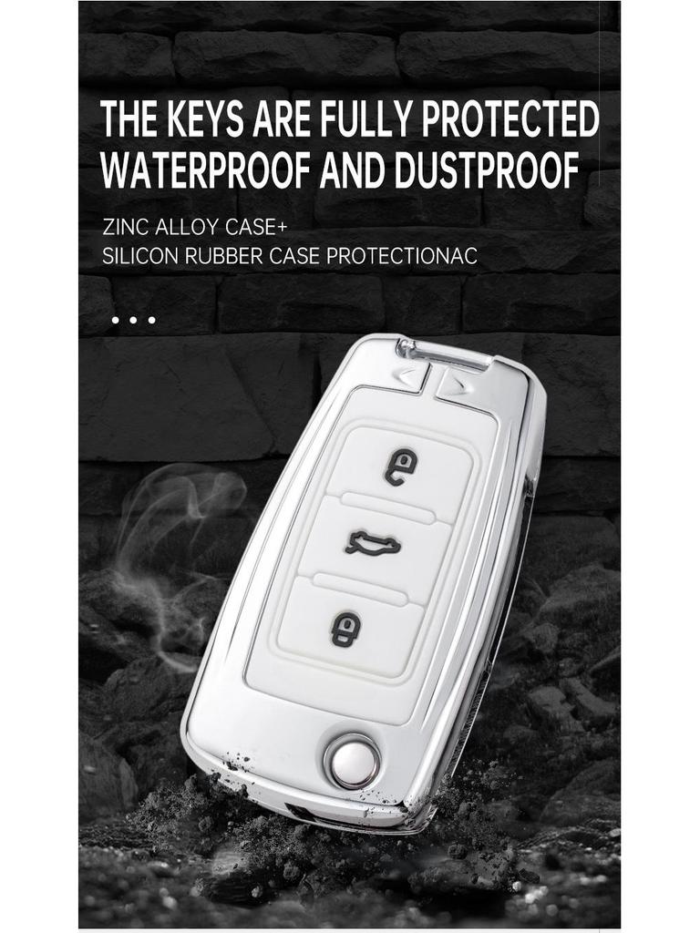 Volkswagen Key Case for Sagitar, Bora, Tiguan, Tayron, Passat, Jetta, Lavida, and Lingdu Models