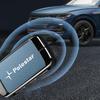 For Volvo Polestar 1 2 Polestar 3 Polestar 4 2024 2025 Leather Car Key Case Cover Shell Protector Keychain Fob Bag Accessories