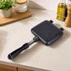 DoubleSided Sandwich Pan | HeatResistant Handles, Suitable for Induction Cooktops,