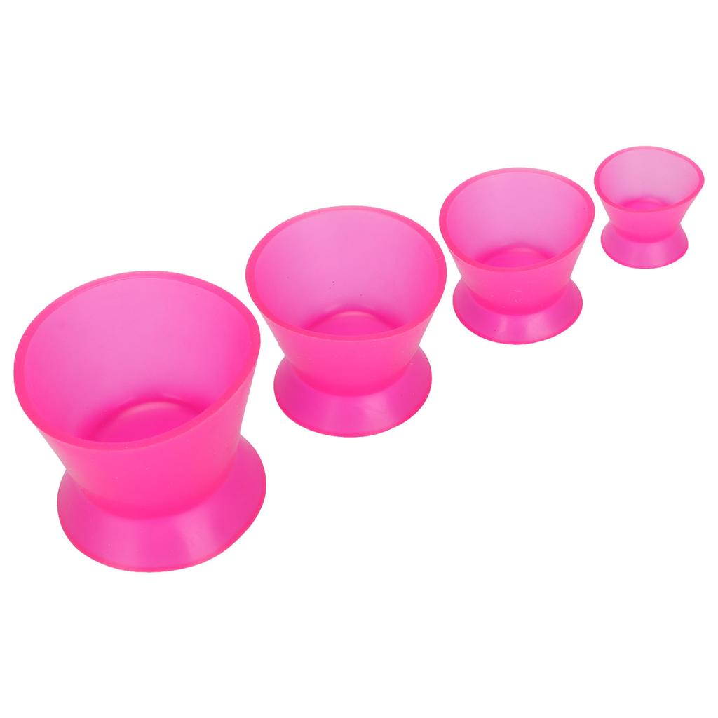 4pcs Dental Mixing Cup Reusable Silicone Mixing Bowl for Mixing Facial Mask Painting Paint Mix