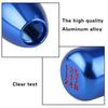 Stylish Universal 5speed Gear Shift Knob Stick Manual Transmission Universal Car Aluminum Extended Gear Shifter Gear Head Knob