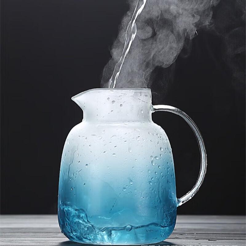 Diller Snow Mountain Borosilicate Glass Water Pitcher Set