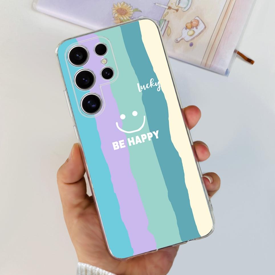 For Samsung Galaxy S24 Ultra Case S24 Plus Fashion Colorful Soft Cover Protective Phone Cases For Samsung S24Ultra S24 Plus Case