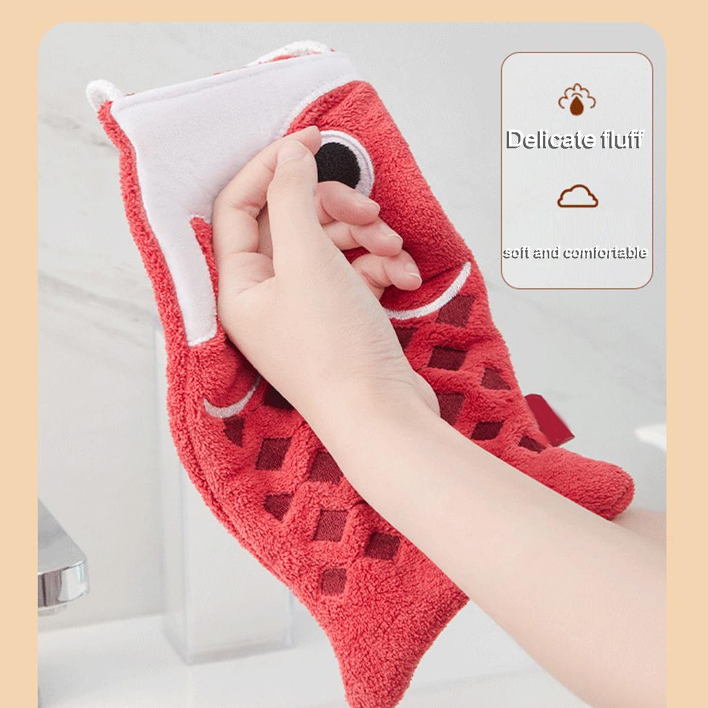 Japanese Carp Hand Towels for Bathroom and Kitchen Soft Wipe Hand Towel Absorbent Towels for Quick Drying