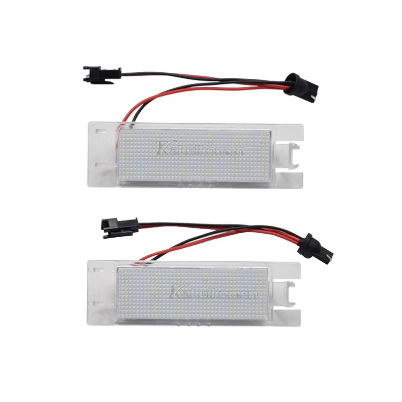 LED License Number Lamps Plate Lights For Opel Astra K J H Corsa D E C Meriva A B Vectra C Zafira B Insignia Adam Vauxhal