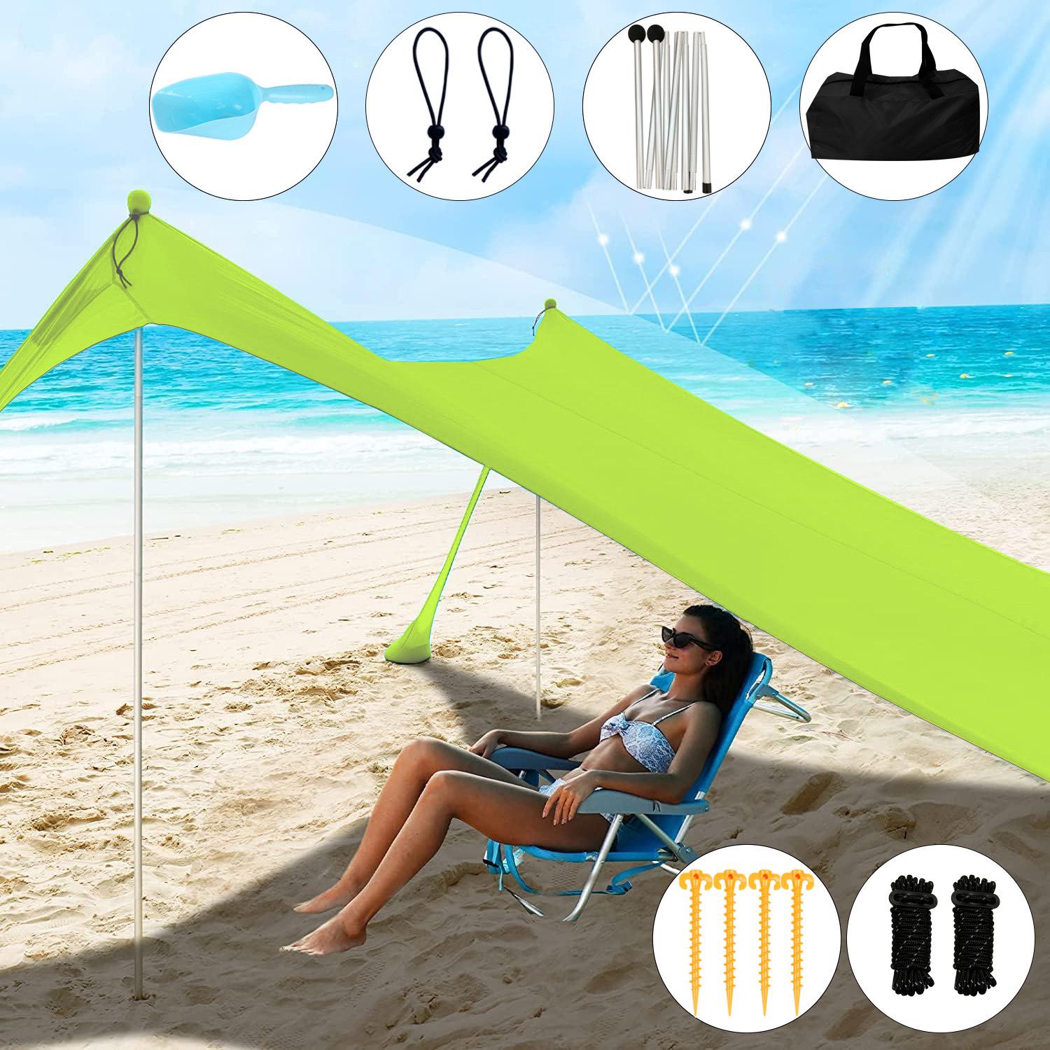 

Портативний пляжний тент з лайкри 300*300*200cm Lycra Canopy Tent