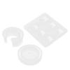 3pcs Silicone Mold Large Size Fashionable Ring CShaped Bracelet Drip Glue Mold Set for DIY HandMade