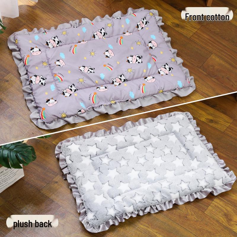 Pătură Confortabilă pentru Animale de Companie: Covoraș de dormit cald, îngroșat pentru câini și pisici - Perfect pentru toamnă și iarnă