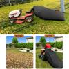 Lawn Tractor Leaf Bag Grass Catcher Bag Garden Leaf Bag 200×130cm Wear-Resistant Large Capacity 420D Oxford Cloth Lawn Mower Gra