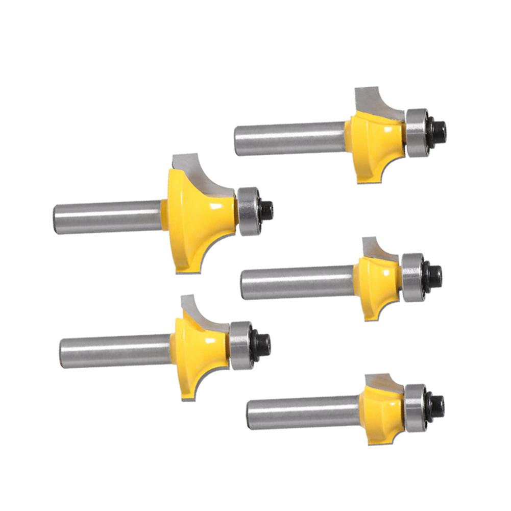 8mm Shank Router Bits Corner Round Over Bits For DIY Woodworking Compatible With Handheld Router Radius Size 6.35mm
