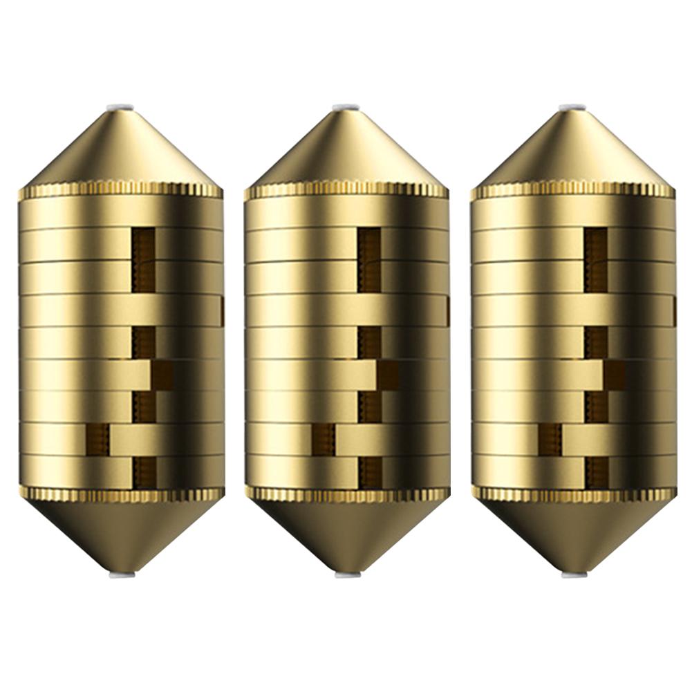 

3pcs Drop Shot Fishing Weight Sinker 2/3/4g Sharped Copper Fishing Sinkers Plumb Pendant Metal Jig Sea Tackle Kit Fishing Tackle