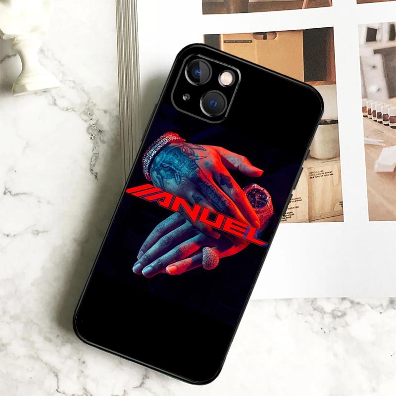 Anuel AA Case For iPhone 11 12 13 14 15 16 Pro Max Plus 12 13 Mini X XR XS Max 7 8 Cover Coque