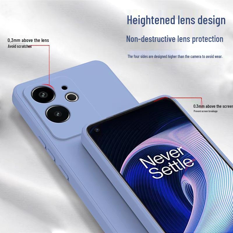 Realme GT6 RMX3800 Liquid Silicone Protective Phone Case