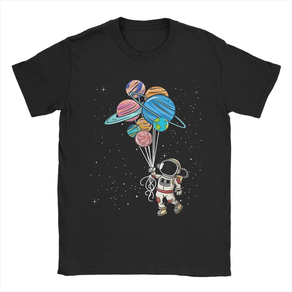 Astronaut Planets Astronaut Science Space Tshirts For Unisex Unisex Vintage Cotton Tee Shirt Short Sleeve T Shirts Summer Clothes