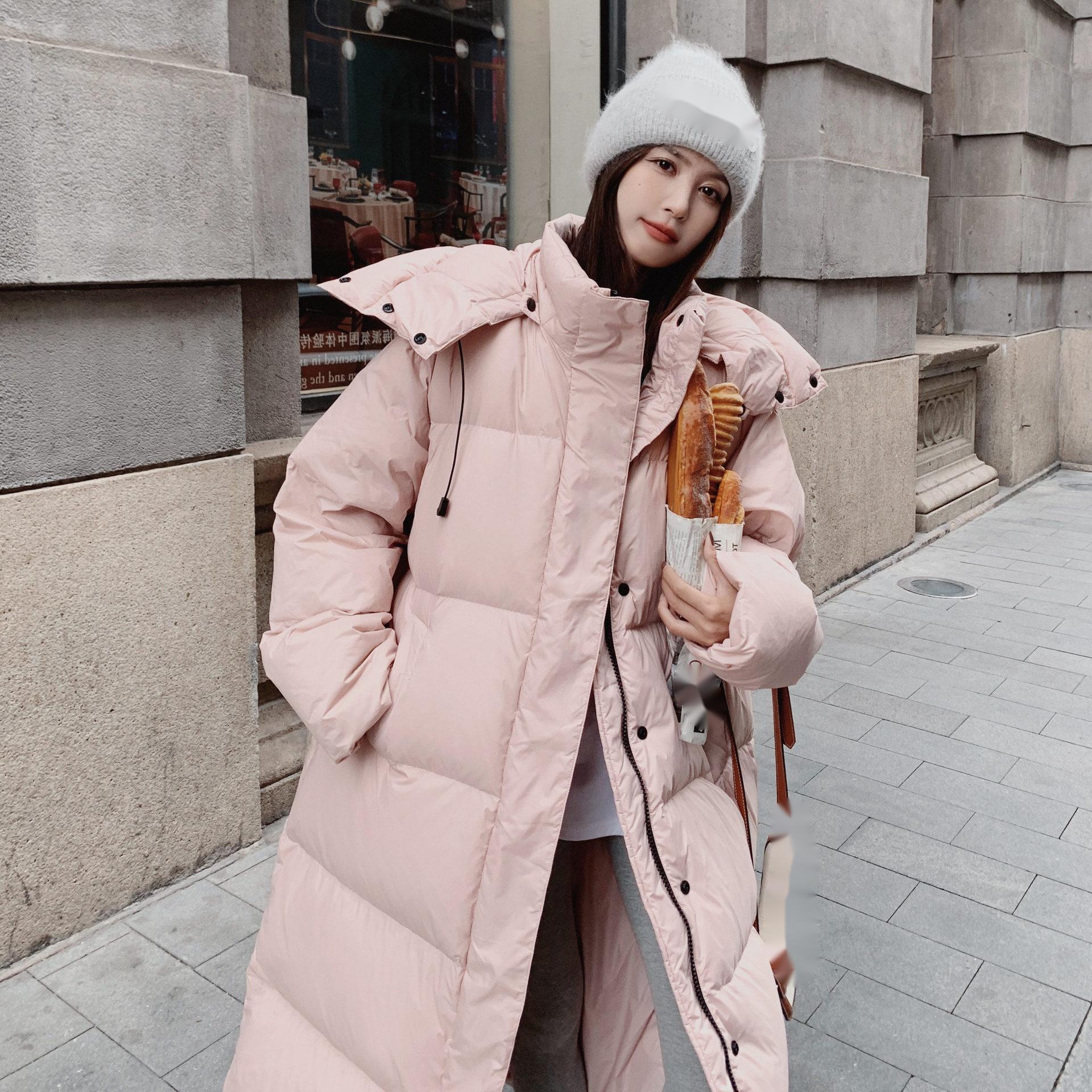 

Женское пальто-пуховик Длинный пуховик Куртка