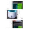 500/1000ML Liquid Soap Dispenser Wall-Mount Liquid Soap Pump Dispenser Hand Liquid Dispenser for Detergent Shampoo Conditioner