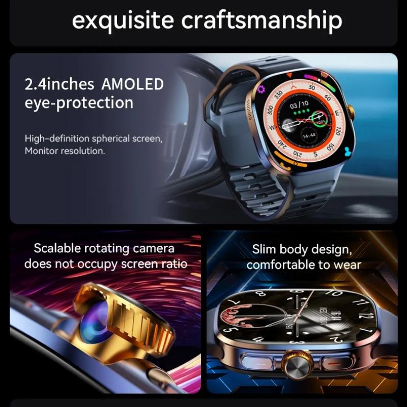 2025 New M99 4G 5G LTE Android 10.0 Smartwatch 2.4inch Large Amoled Screen Game Smart Watch 2100Mah Battery for Men Women Adult Student