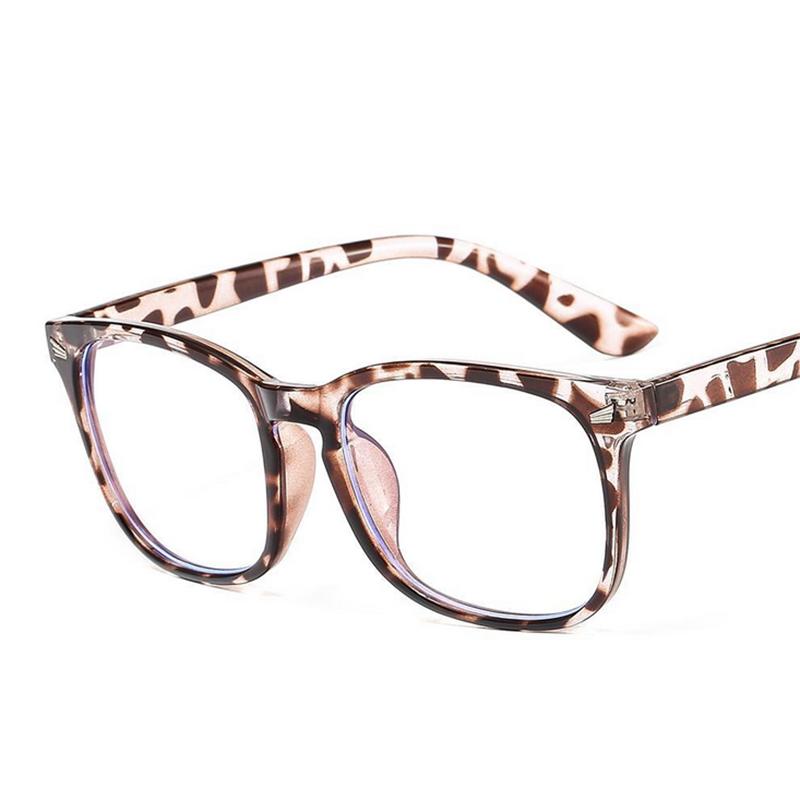 Square Reading Eye Glasses +100 +150 +200 Women Men Myopia Eyeglasses -0.75 -1.0 -1.5 -2.0 Transparent Black Pink Blue