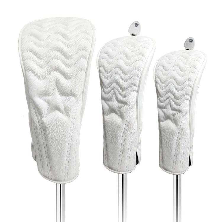 Protective Golf Club Headcover PU Soft Durability Universals Golf Club Cover for Drivers Soft Inner Lining