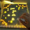 Usb Led Night Light Acrylic Message Note Board For Children Bedroom Bedside Lamp