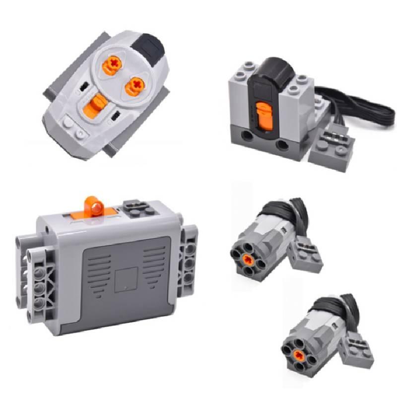 Blocks With Building Motor Module And Lithium Battery For Kids And Collectors