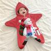 Baby Flanell Puckdecke mit Weihnachtsdruck - - Aufwach-Schlafsack für Neugeborene, Outdoor-Reiseumhang