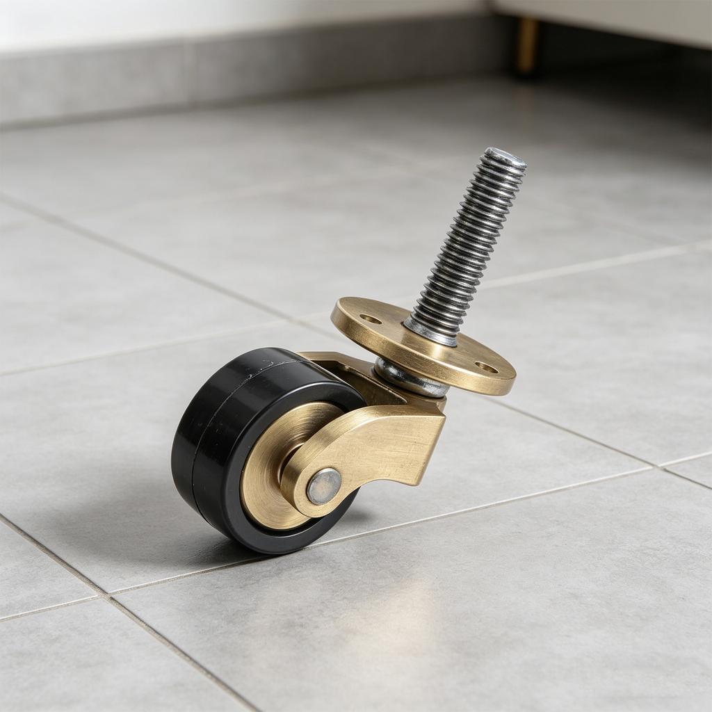 Gelbe Heavy Duty Rollen Stiller Lager Möbelräder Möbel Rollräder Einfach zu Installieren Verbesserte Möbelmobilität