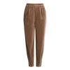 Winter Women European and American Classic Plus Velvet Corduroy Harem Pants Korean Temperament Commuter Business Style High Waist Trousers
