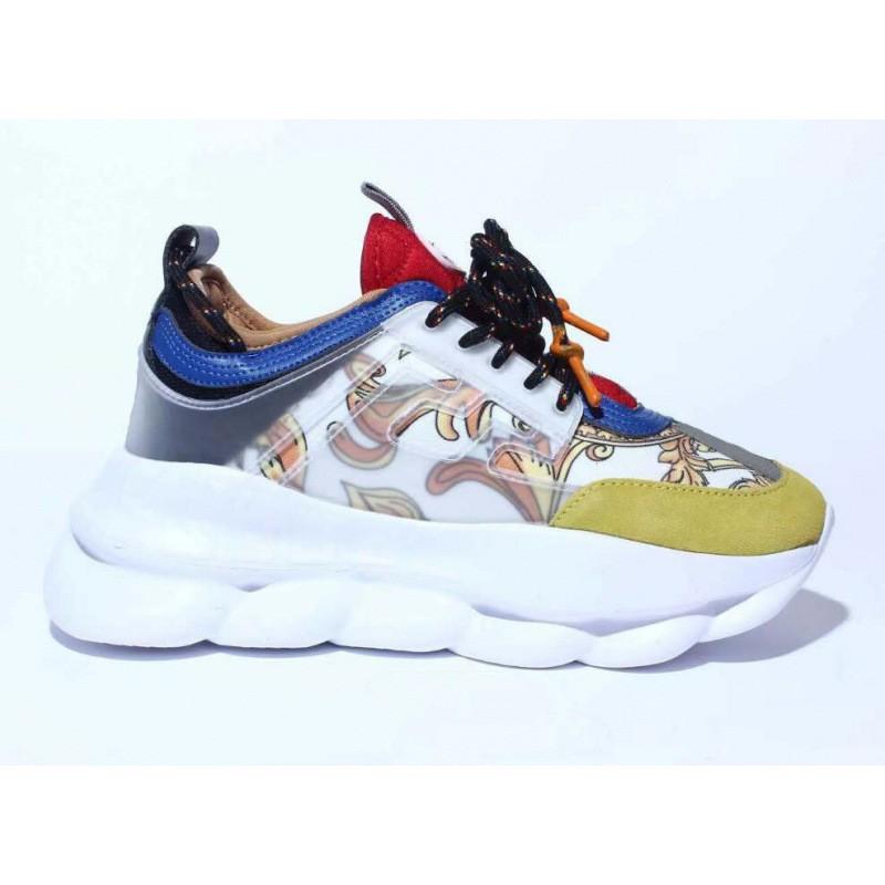 Z Chain Chunky Sneakers Men Women Lightweight Breathable Casual Running Shoes With Thick Sole Height Increase