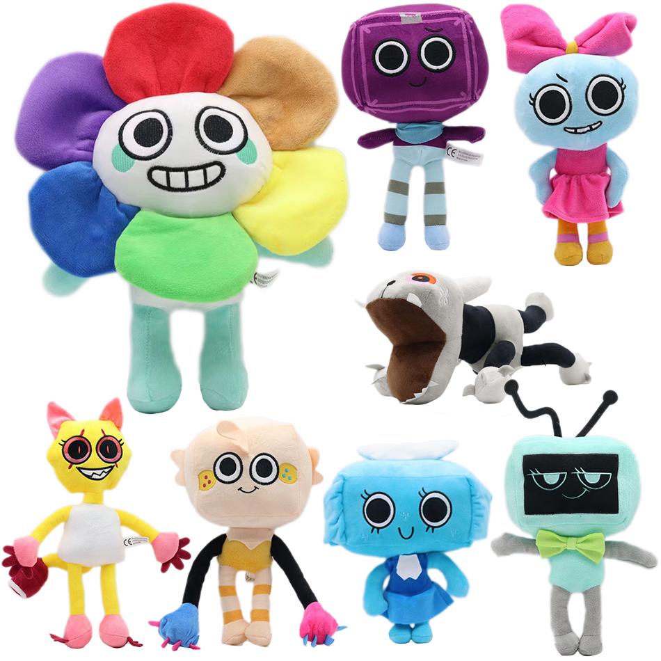 2026 Dandy's World Plush Cute Dandy World Scrap Stuffed Horror Game Goob Pebble Plushie Soft Pillow Doll Friends Beautiful Gifts Doll Beautiful Gift