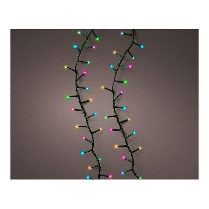 GENERIQUE - Guirlande Led Clignotante Compacte Pastel Multicolore 16m 500l Cable Vert.