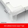 L-Shaped Transparent Baby Safety Corner Guards for Tables and Cabinets
