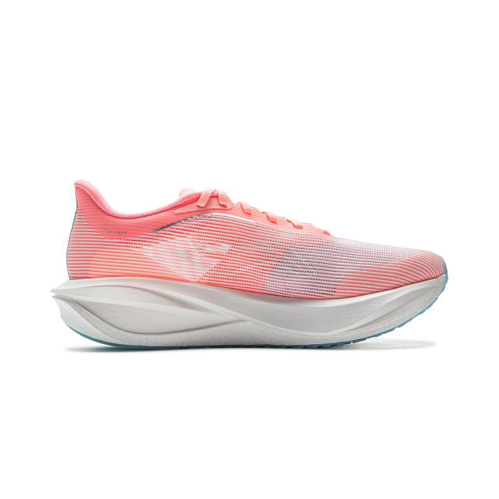 Li Ning Feidian 5 Challenger Ultra Light Technology Sock Upper Professional Speed Training Cushioning Running Shoes Men Running Shoes Pink ARMV001-13
