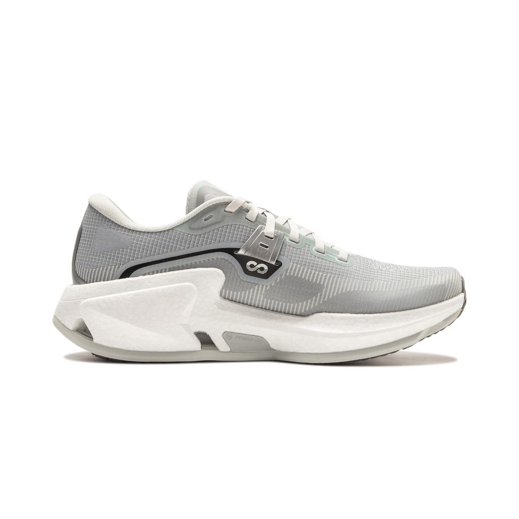 New LiNing Liuliu 8 Cushioned Slip-Resistant Abrasion-Resistant Low-Top Running Shoes Men's White Gray ARZU007-2