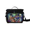 Geometry Dash Lunch Box for Kids Teens Insulated Lunch Bag Portable Cooler Bag Large Capacity Gray