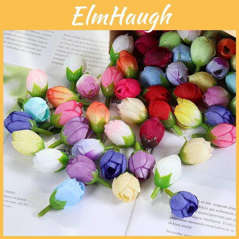 Silk Rose Artificial Buds For Diy Wedding Bouquets Home Decor Supplies Craft