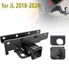 Rear Towing Trailer Hitch Receiver 2inch Steel Tow Connector Accessories 4 Door For Jeep Wrangler JK 2007-2018/JL 2018-2025