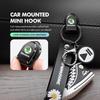 FFRP2 For Skoda Car Hook Organizer Storage Hanger USB Cable Headphone Key Storage Adhesive Hooks Fabia Kamiq Superb Scala Enyaq-iV MK3