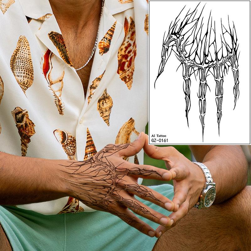 Herbal Tattoo Sticker Waterproof Flower Arm Simulation Tattoo Juice Tattoo Sticker Tattoo