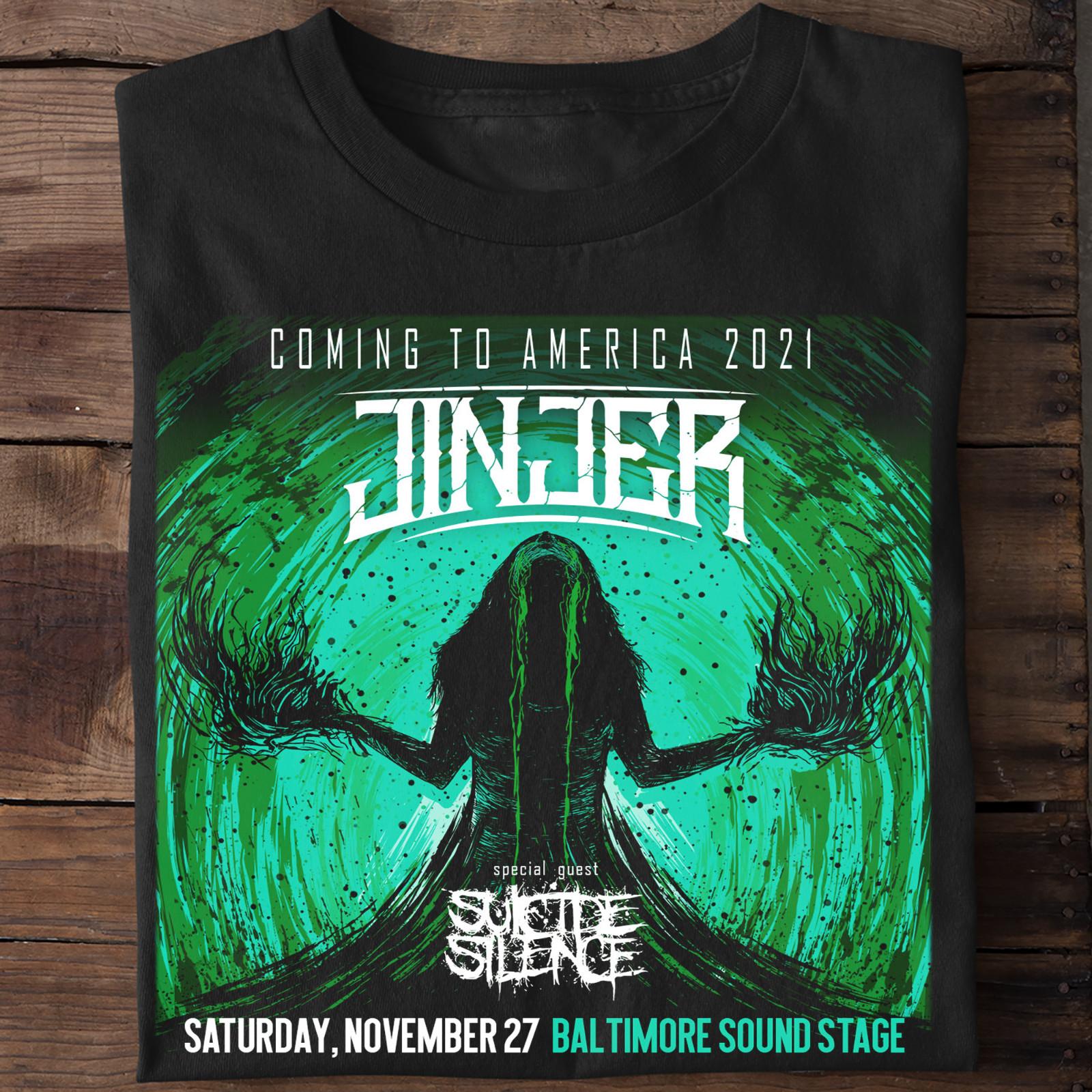 Rare JINJER Band Tour Band Gift For Fan S to 5XL T-shirt BM169 XXXXL