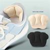 4Pairs Anti Blisters High Heel Protectors Adhesive Shoe Inserts Pad Sponge Cushioned Heel Grip For Leather Shoe Sneakers
