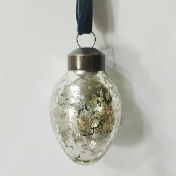 Antike Facettierte Unregelmäßige Glas-Weihnachtsbaumschmuckstücke - Kreative Kleine Anhänger Geschenke