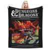 Dungeons Dragons DnD Blankets Fleece Winter Breathable Warm Throw Blanket for Home Office Rug Piece