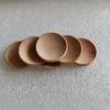 30pcs Wooden Landscape Decorations, Round In Shape Measuring 3.5 X 5 Cm, Featuring One Concave Side and One Convex Side, Ideal for DIY Projects.