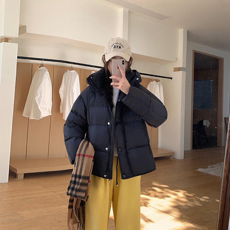 Autumn Winter Thicken Warm Parka Women Casual Sweety Solid Color Big Pocket Loose Long Hooded Coat Jackets Outwear