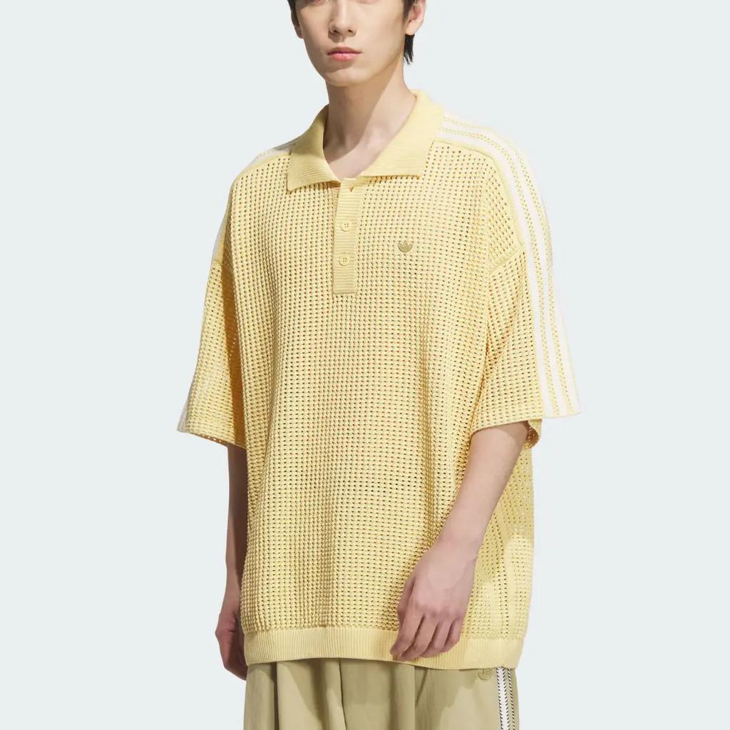 adidas Originals SS25 Casual Sports Loose-Fit Short-Sleeved Polo Shirt for Men