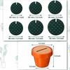 Cactus Coasters Set for Drinks of 6 Pieces Funny Coasters Cactus Gift with Flowerpot Holder for Home Office Bar Decor