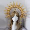 Baroque Luxury Hair Hoop Headwear Gothic Crown Material Package Goddess Pearl Headband Hair Accs for Women Photo